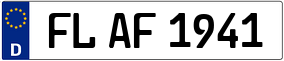 Truck License Plate